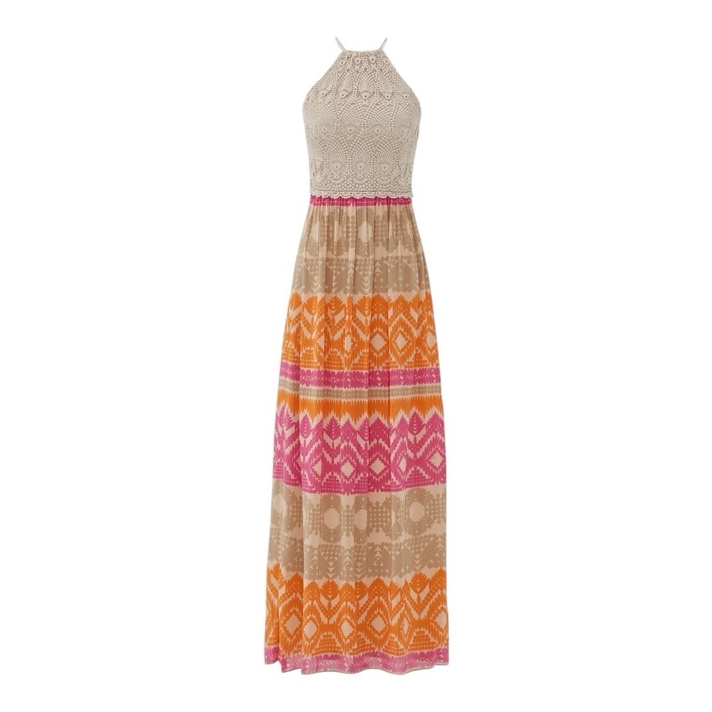 NWT! Trina Turk Anargosa Desert Maxi Dress. Size 0. - Picture 4 of 12